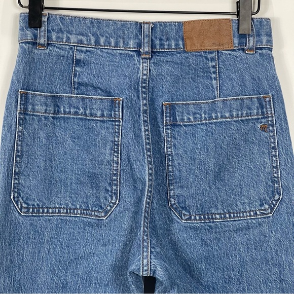 Madewell The '90s Straight Utility Jean Medium Wash Size 25 - Picture 8 of 12